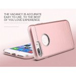 Wholesale iPhone 7 Plus Hard Armor Hybrid Case (Rose Gold)